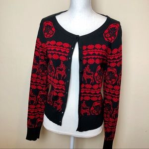 EUC Voodoo Vixen Holiday cardigan
